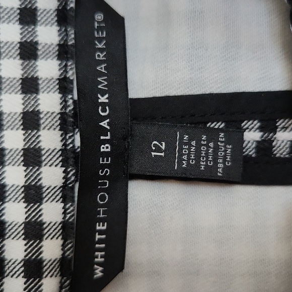 White House Black Market Houndstooth Moto Jacket - Picture 5 of 17